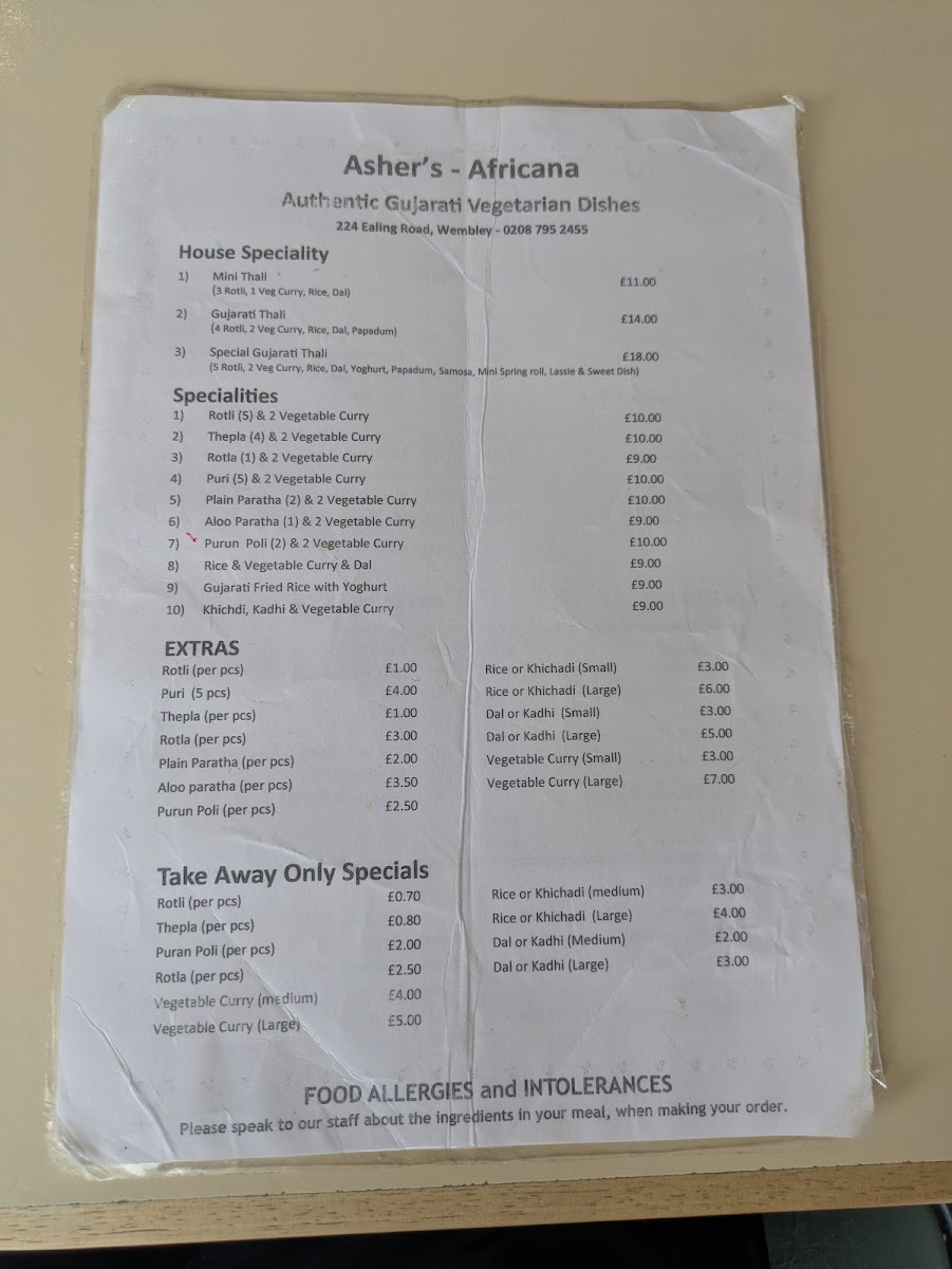 Asher's Africana Pure Vegetarian Restaurant Photo 4