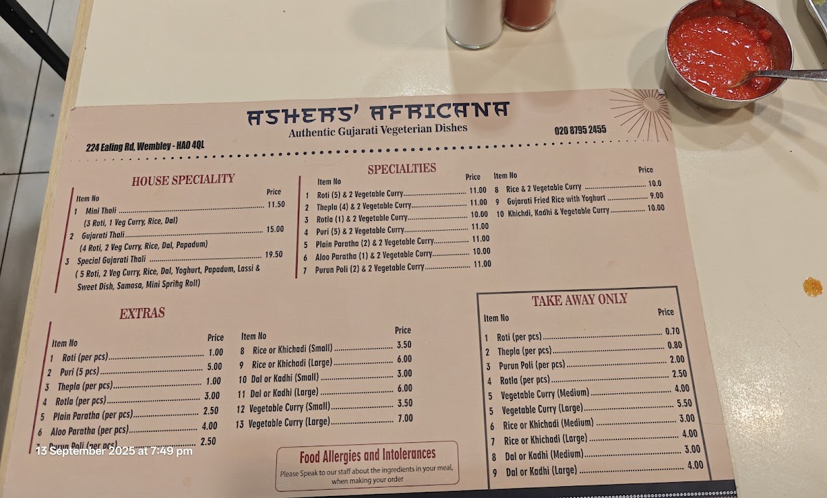 Asher's Africana Pure Vegetarian Restaurant photo 3